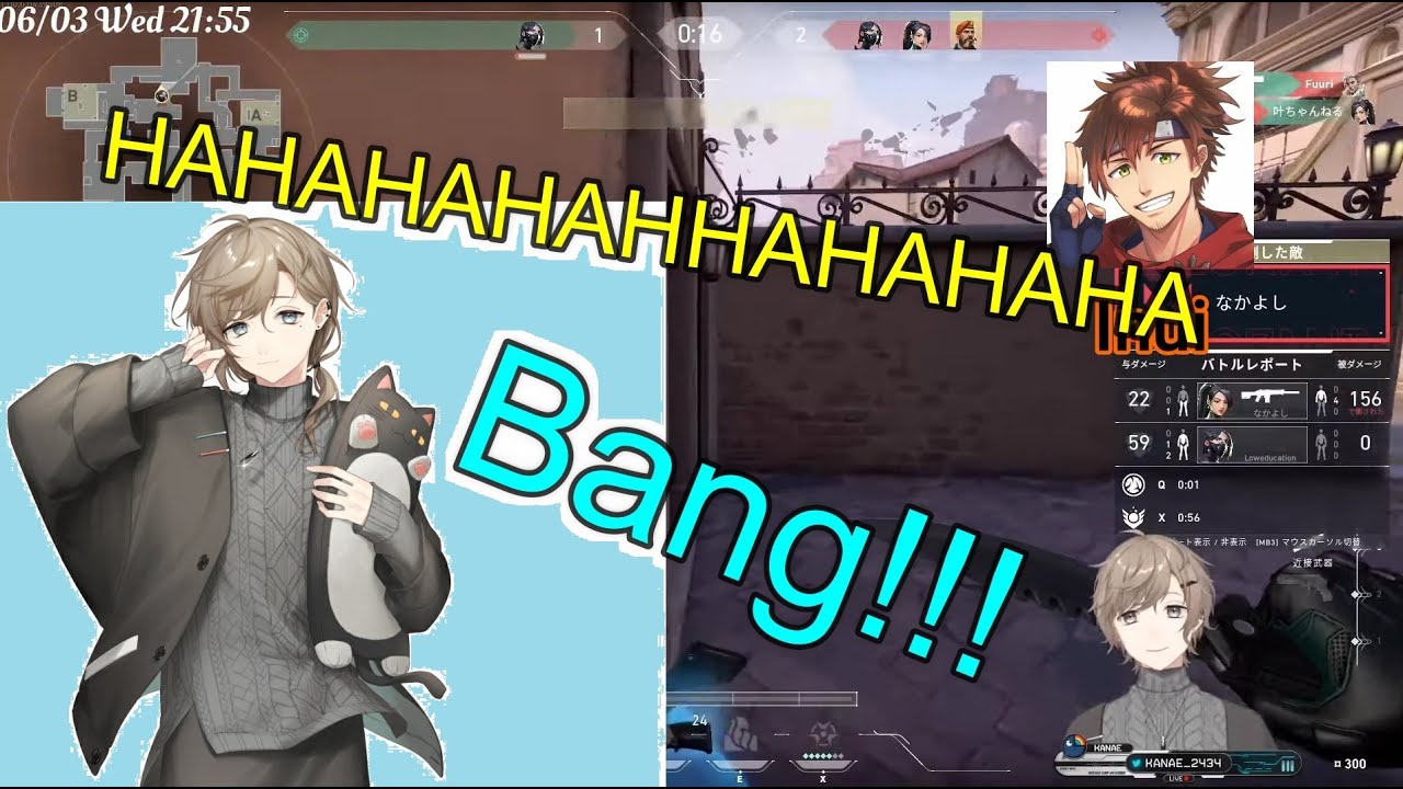 【Nijisanji 】Kanae bangs the desk again and Kanae-Sensei lectures Valorant.【ENG SUB】
