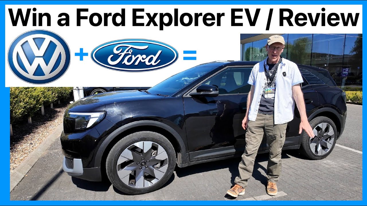 We Test Drive the New Ford Explorer EV ( Shh its really a VW !! )