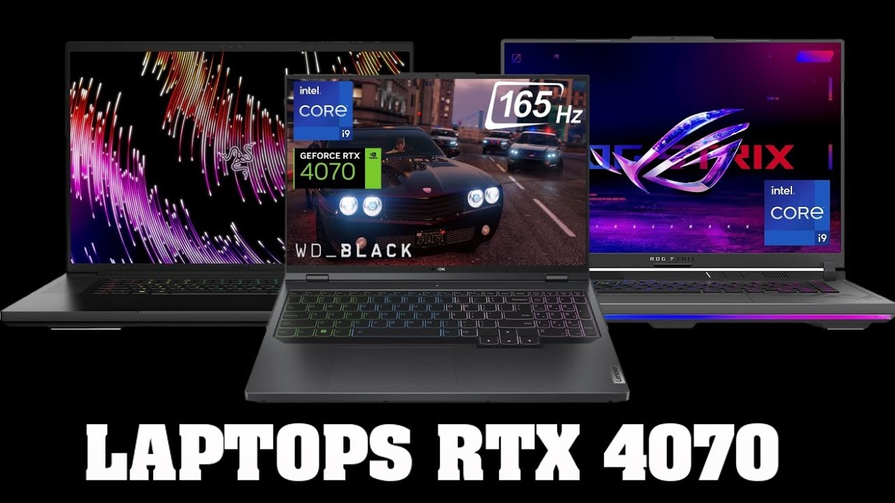 PORTATILES CON RTX 4070 que DEBES COMPRAR - MEJORES LAPTOPS CON RTX 4070