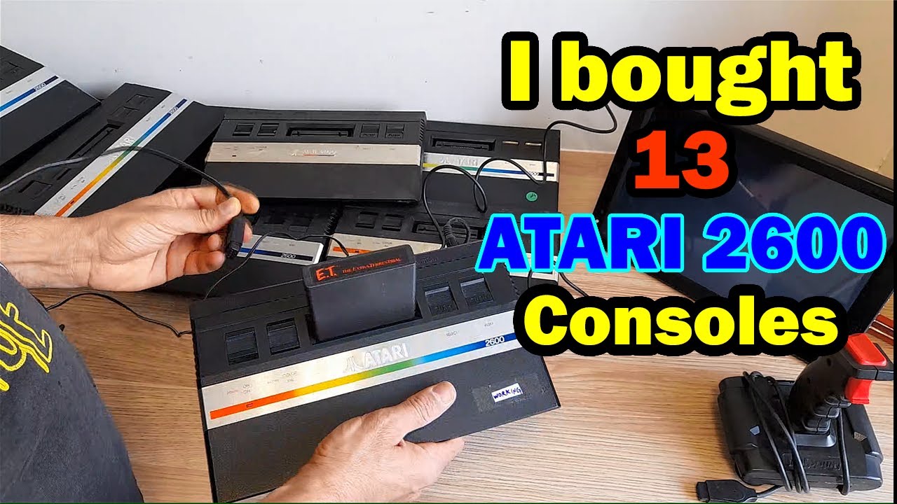 I bought 13 untested Atari 2600 Jr from ebay! Are they any good? Let's test them!