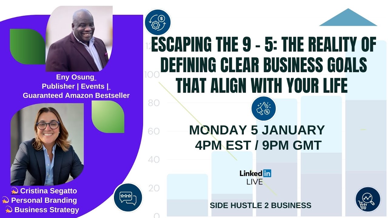 SIDE HUSTLE 2 BUSINESS Live: The Reality Of Defining Clear Business Goals That Align With Your Life