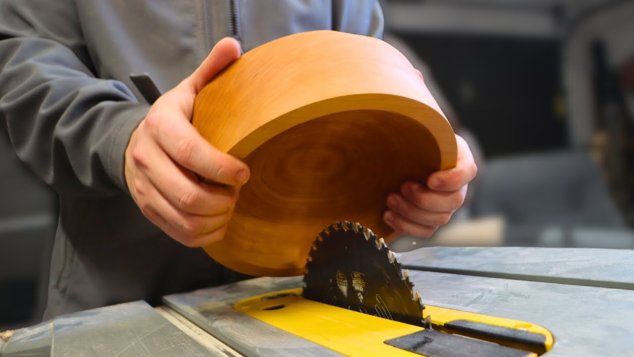 How to Make a Bowl Without a Lathe // Surprisingly EASY