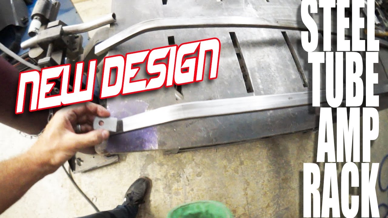 Making a STEEL TUBE AMPLIFIER RACK for a CT Sounds TEAM 7000 and my McIntosh MCC302 - AMPLIFIED