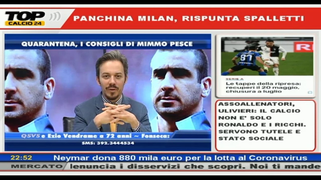 MIMMO PESCE E GLI HOBBY IN QUARANTENA
