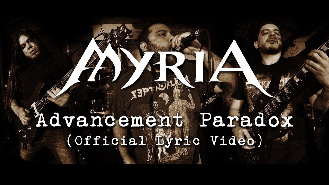 Myria - Advancement Paradox (OFFICIAL LYRIC VIDEO)