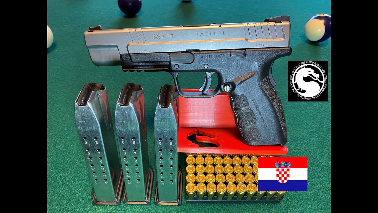 XD 9 tactical model 2  najlepszy pistolet do IPSC