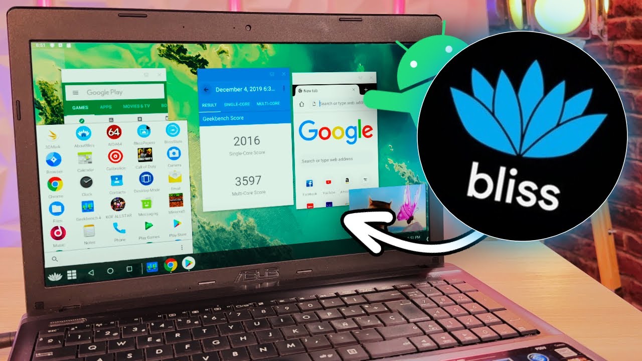 Instalo Android en PC VIEJO con BlissOS ¿Mejor que Windows?
