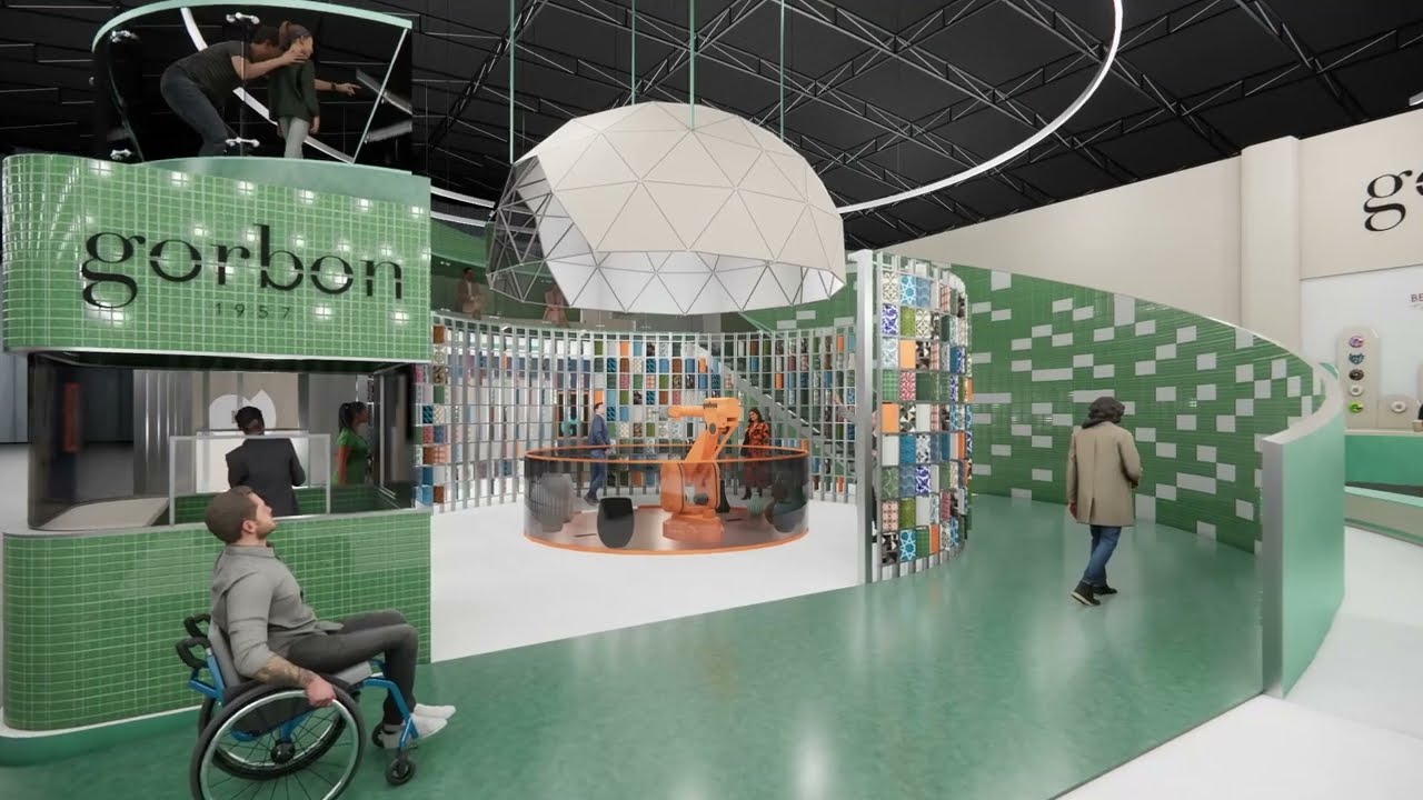 Expo Stand Project for GORBON TILES | TED University Interior Architecture | Studio V