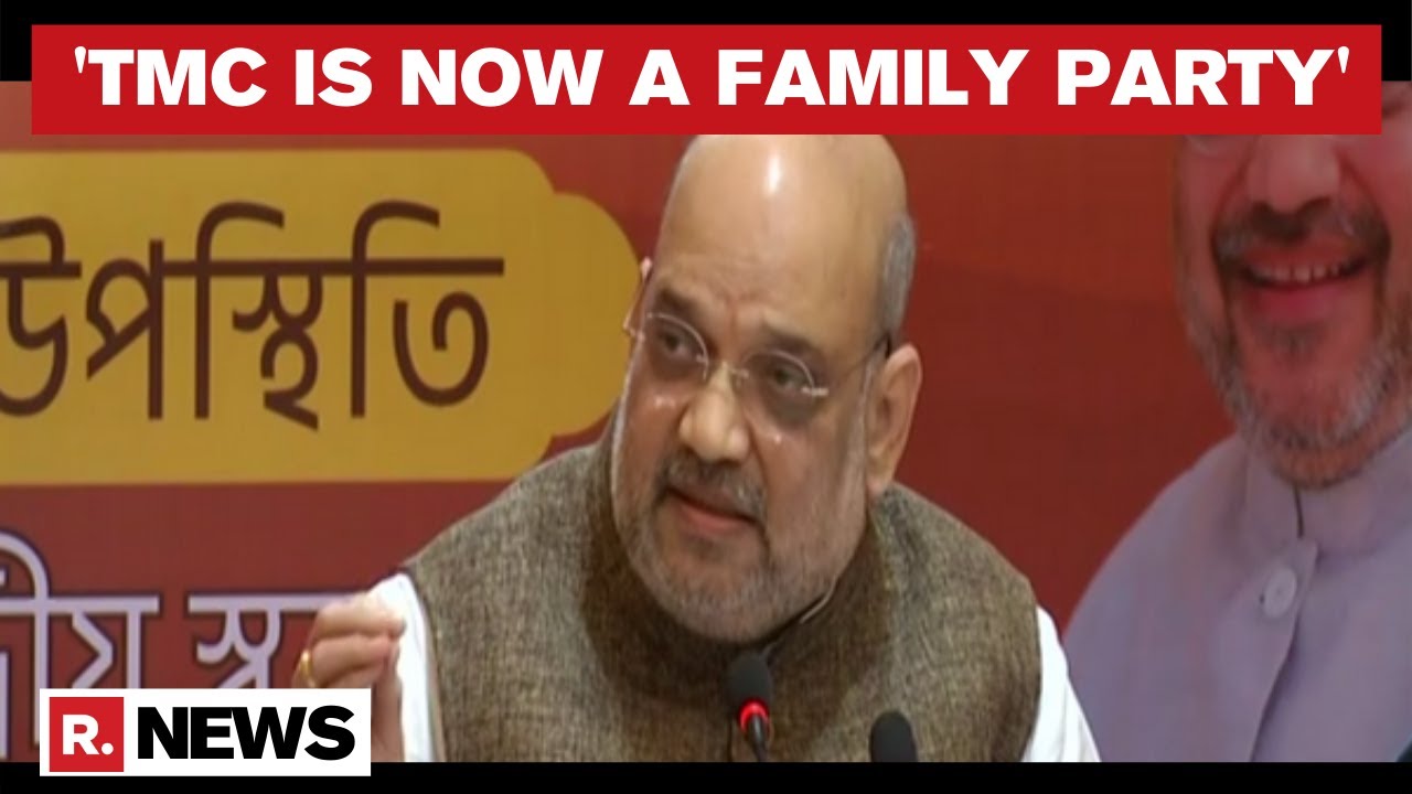Amit Shah Attacks Mamata Govt, Alleges 'TMC Has Now Become A Family Party'