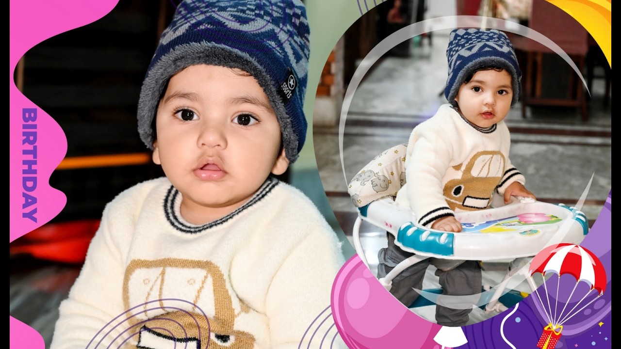Special Day of SAATVIK | Birthday #canvas