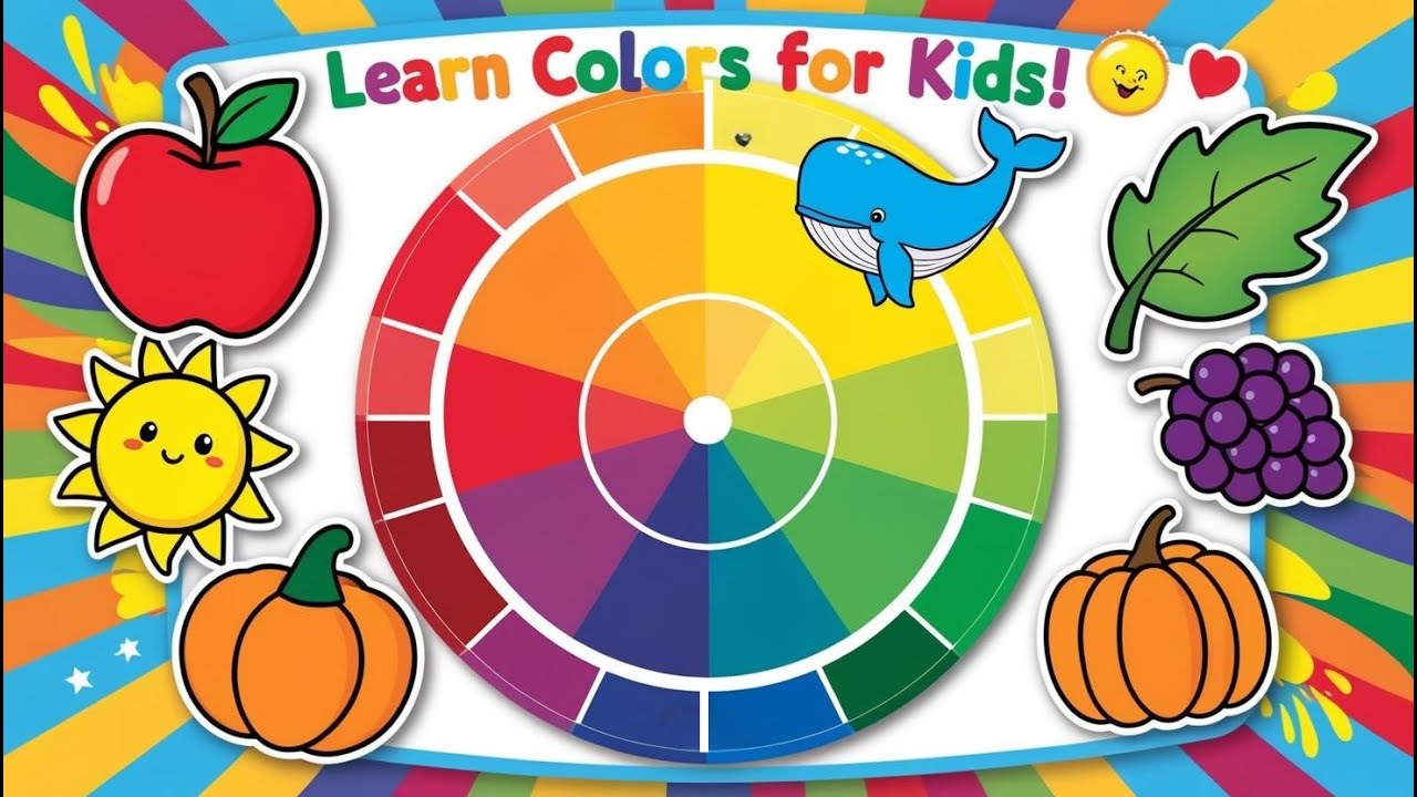 Color Wheel for Kids 🌈 | Learn Primary, Secondary & Tertiary Colors!