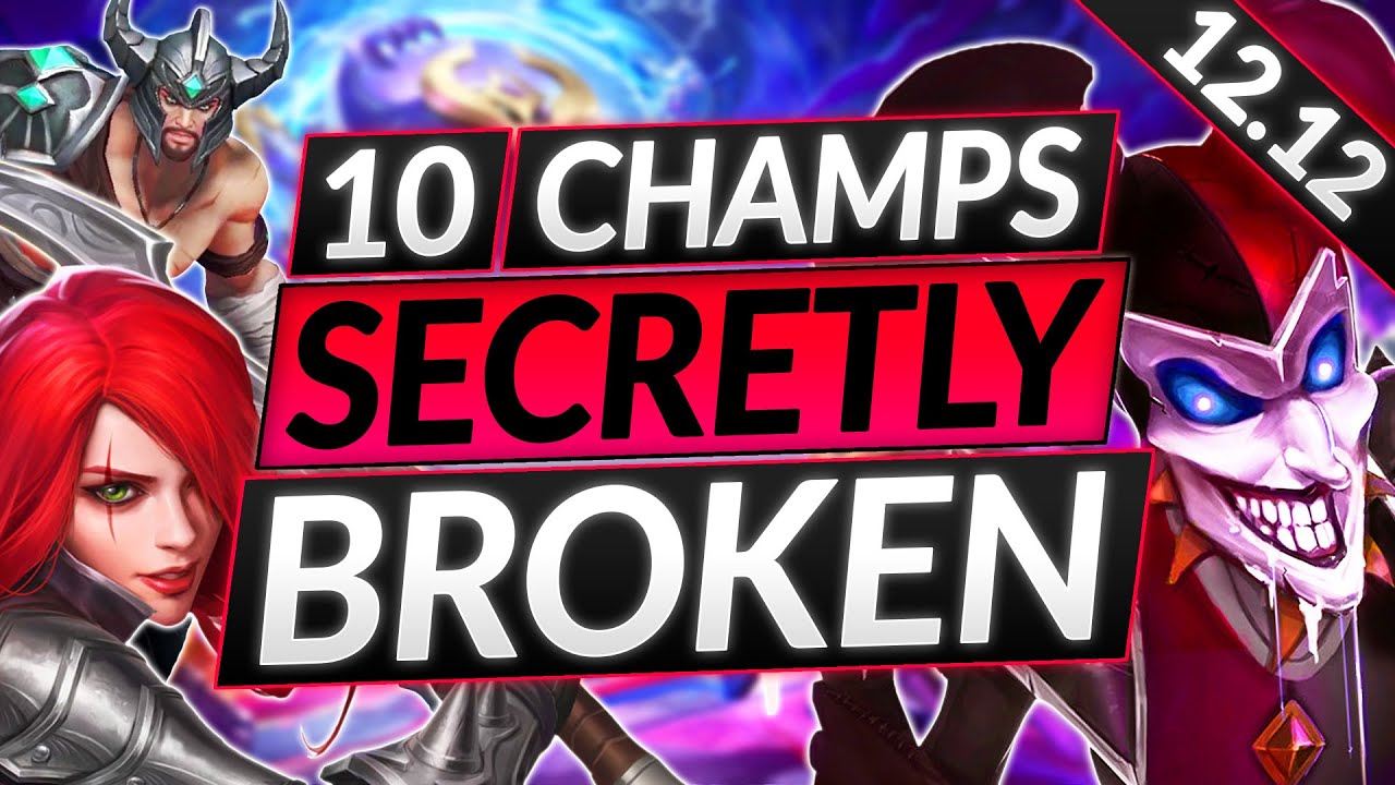 10 UNDERRATED Champions of ALL ROLES - NEW PATCH 12.12 Tier List - LoL Guide