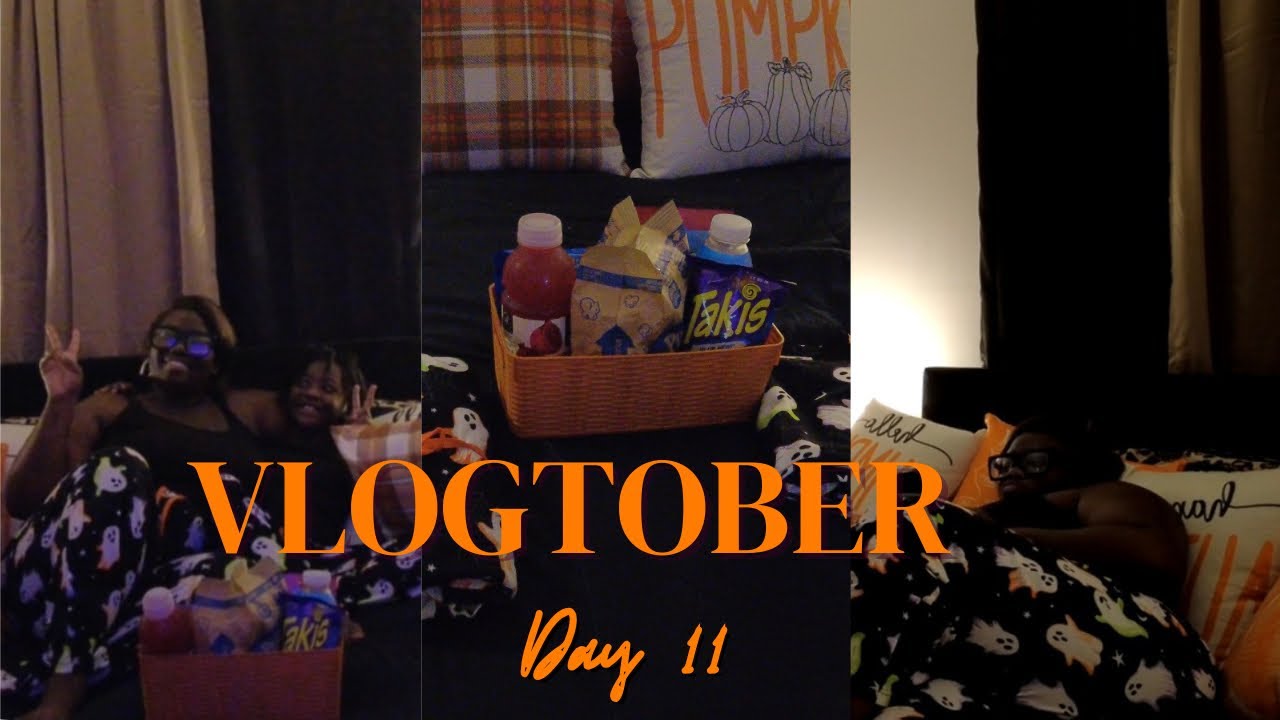 Who Picked the Better Snacks?! 👀 Dollar Tree Challenge | Movie Night Vibes 🎬 | Vlogtober Day 11