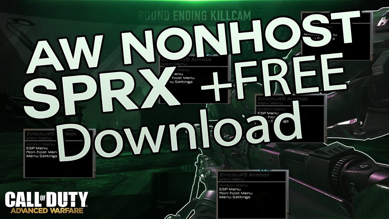 ❖[AW/2021] YAE v2 cracked Non-Host SPRX Mod Menu Aw +Antiban + FREE Download❖