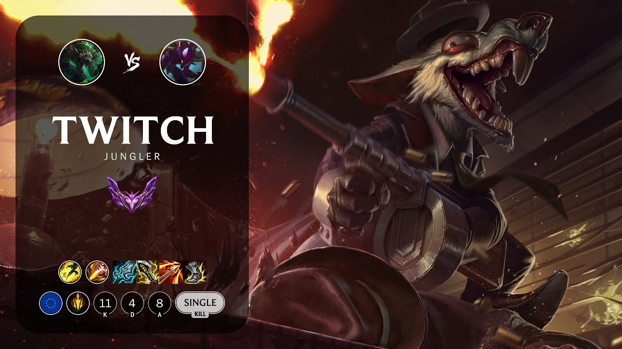 Twitch Jungle vs Kha'Zix - EUW Master Patch 13.11