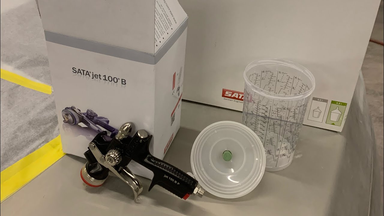 Demo of SATAjet 100 BP RP Polyester Spray Filler Gun #SATA #DIY #RPScups Part 1:Custom Nissan Altima