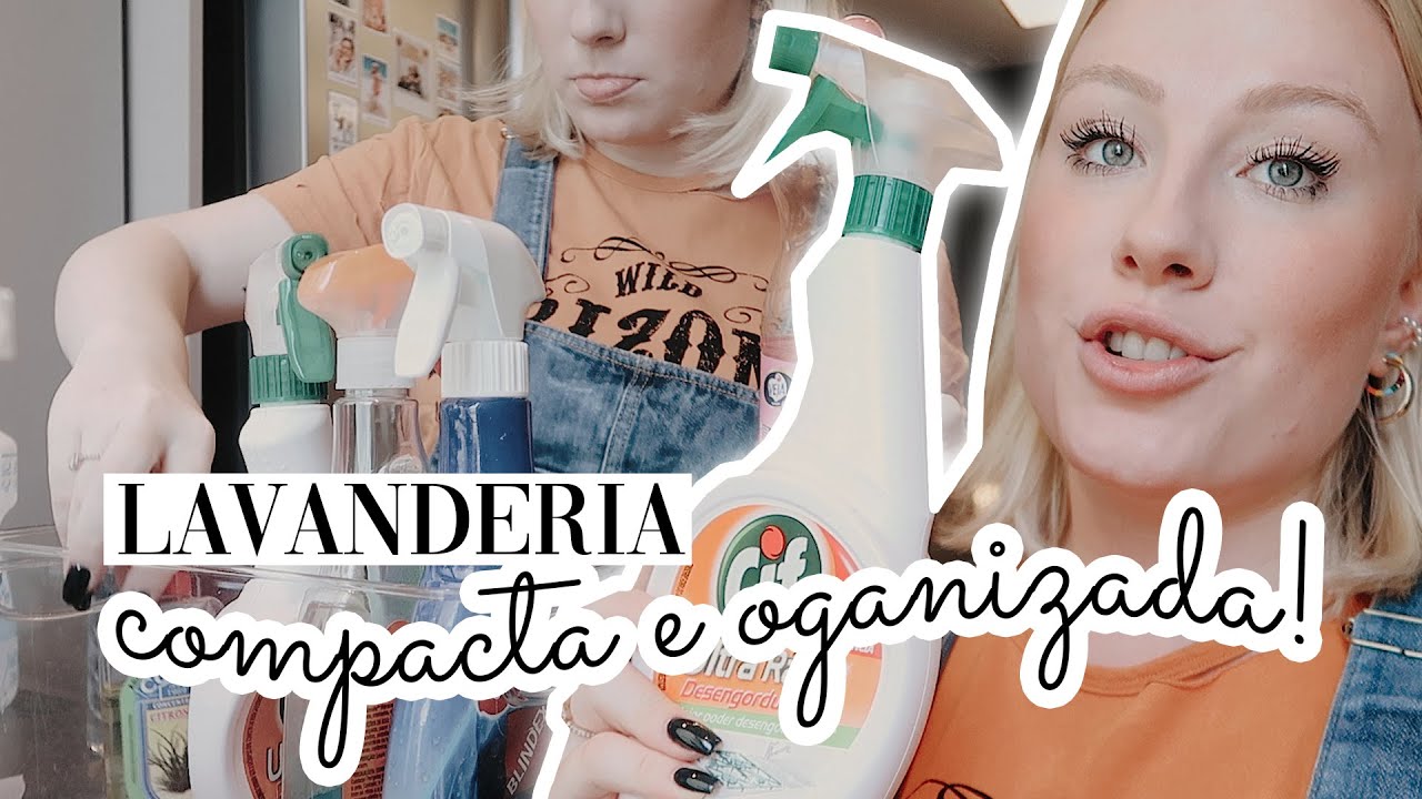 ORGANIZANDO LAVANDERIA *SUPER* PEQUENA: DICAS E IDEIAS!