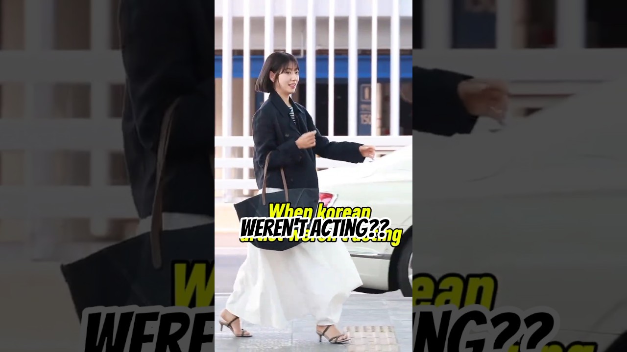 When korean artist weren't acting #kdrama #kactress #kactors #shorts