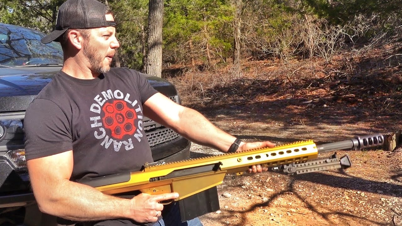 I Unlocked the Boss Gun... The Gold Barrett 50cal... And Shot my Raptor...