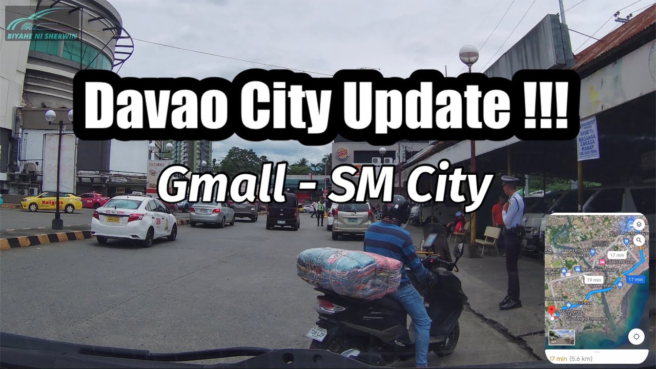 Davao City Drive From Gmall To SM City Ecoland