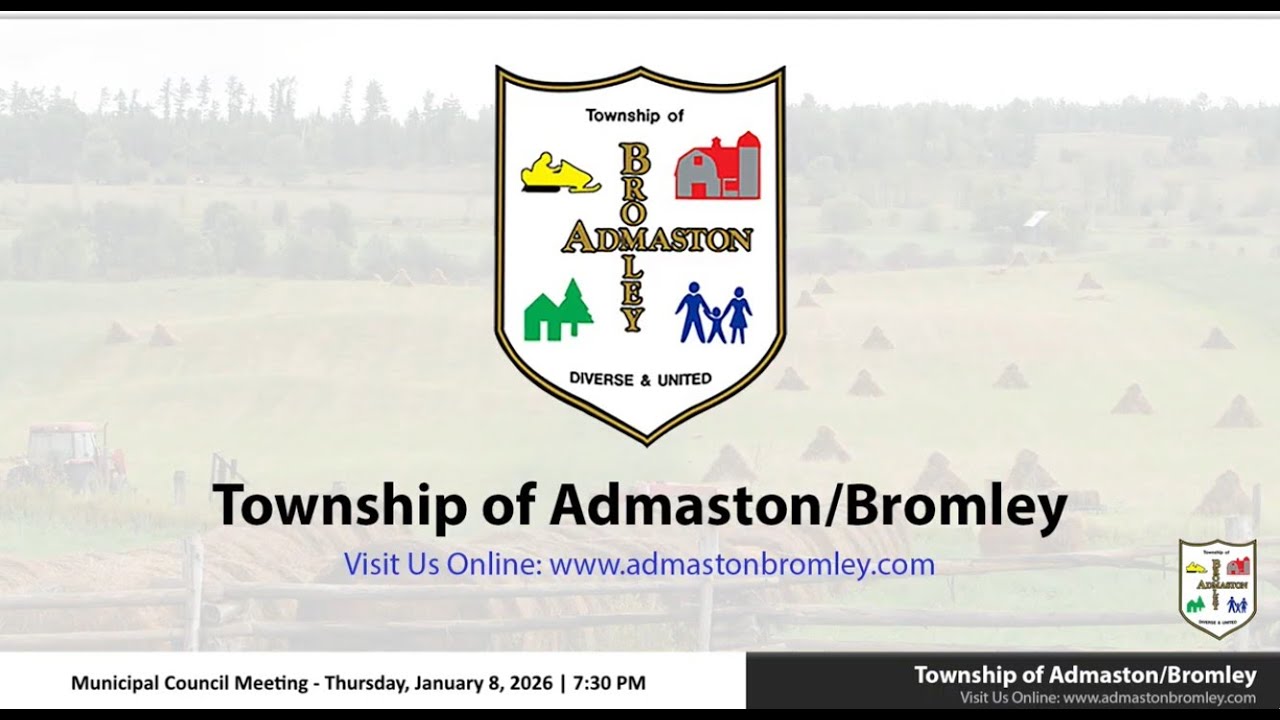 Township of Admaston Bromley Council   08 January 2026   07 30 28 PM