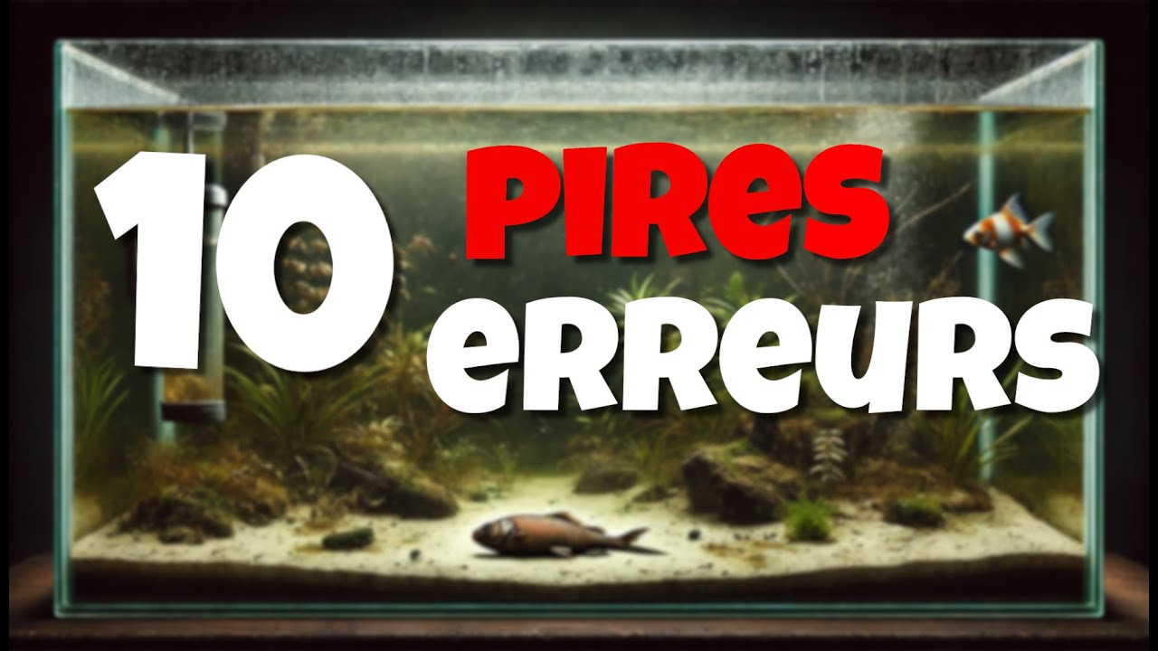 Les 10 PIRES ERREURS en Aquariophilie et Comment les Éviter !