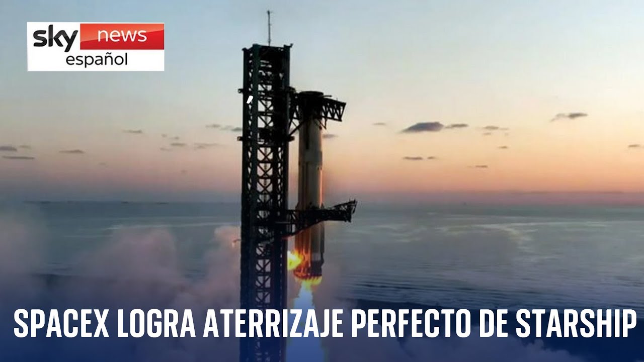 SpaceX logra capturar un cohete propulsor con brazos mecánicos por primera vez