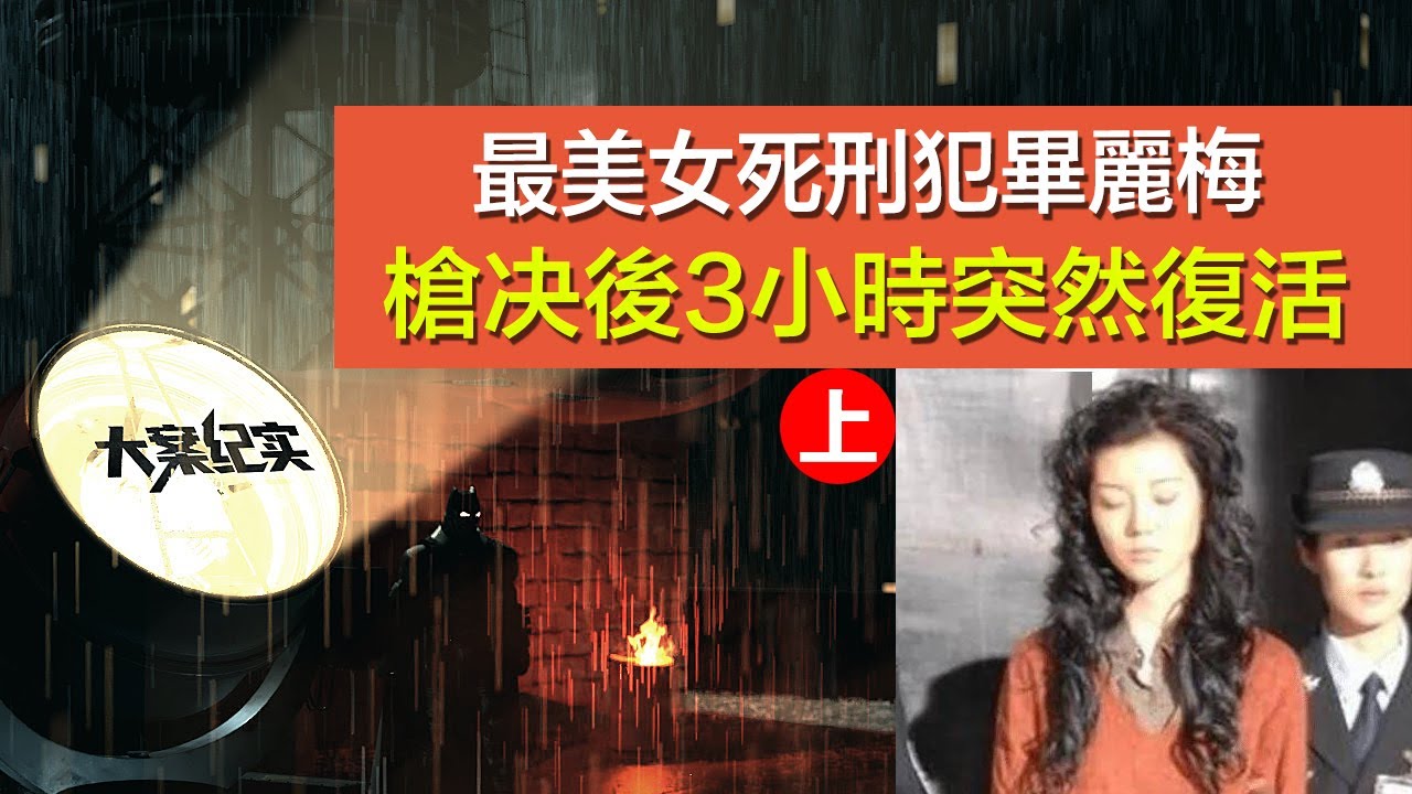 中国刑事大案纪实 | 刑事案件要案记录【最美女死刑犯毕丽梅，当年被枪决后&ldquo;死而复生&rdquo;，到底发生了啥？ 】上集