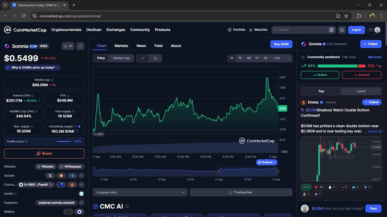Is Somnia ($SOMI) token legit or a scam