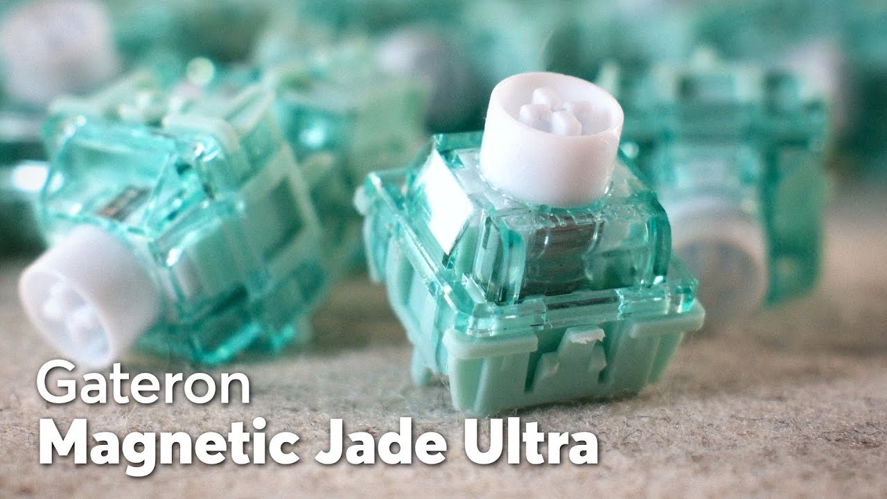 Gateron Magnetic Jade Ultra | Premium Hall-Effect Switch Sound Test