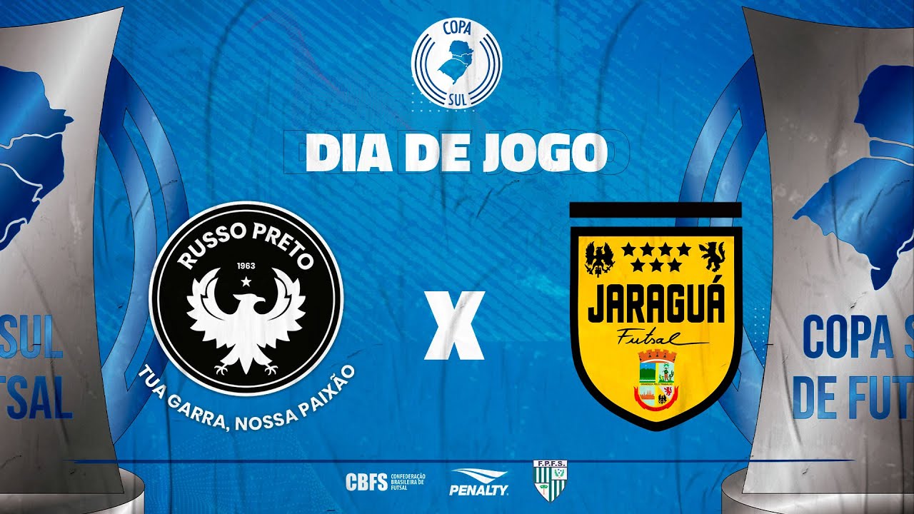 Copa Sul de Futsal | Russo Preto x Jaraguá | 3ª Rodada | Ao Vivo
