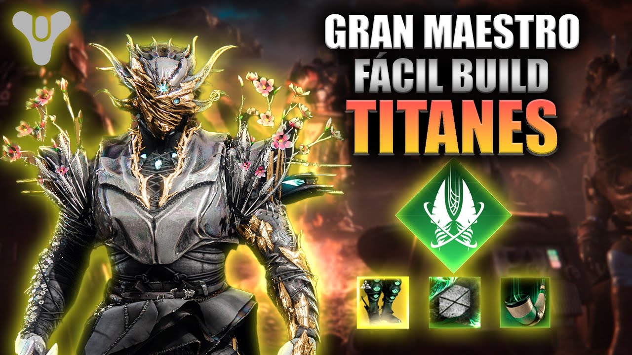 Los TITANES están ROTÍSIMOS en Gran Maestro | CURACIÓN y RESISTENCIA TOP con está Build | Destiny 2
