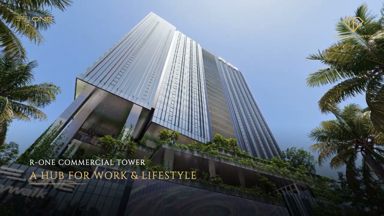 R One Diamond Towers | Drone Video | Financial District