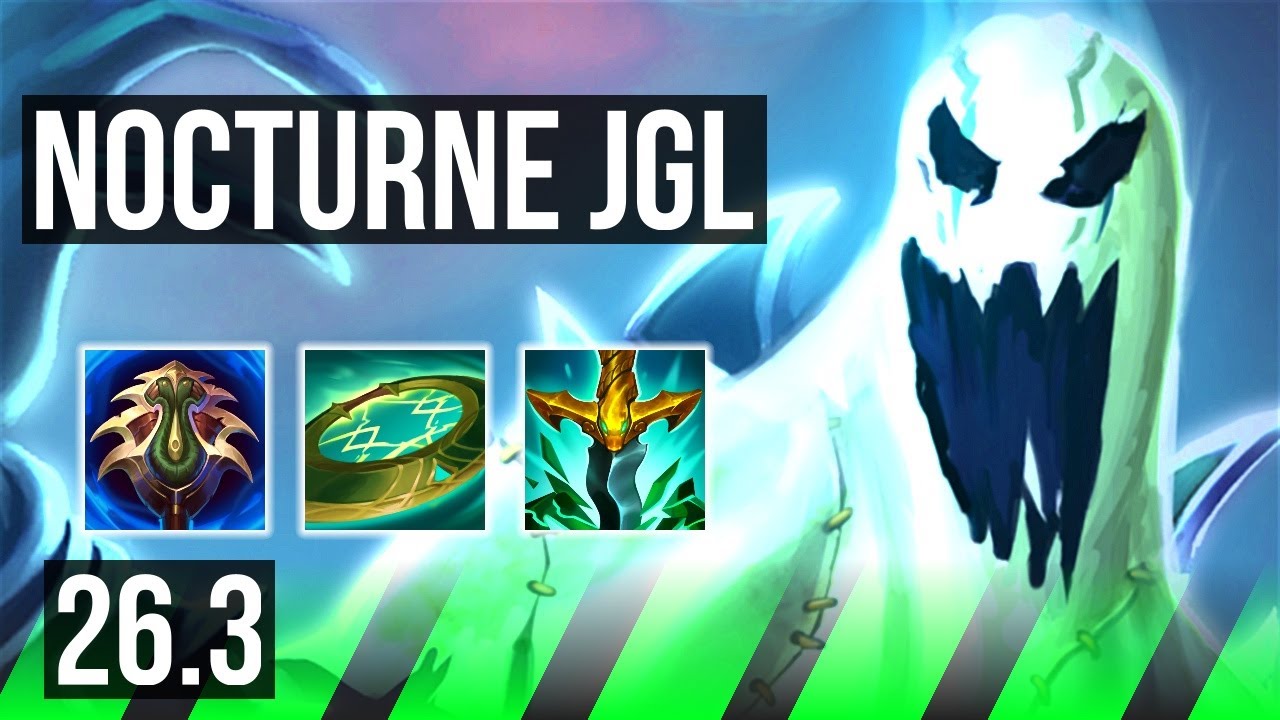 NOCTURNE vs MASTER YI (JGL) | Perfect KDA: 18/0/1 | EUW Diamond | 26.3