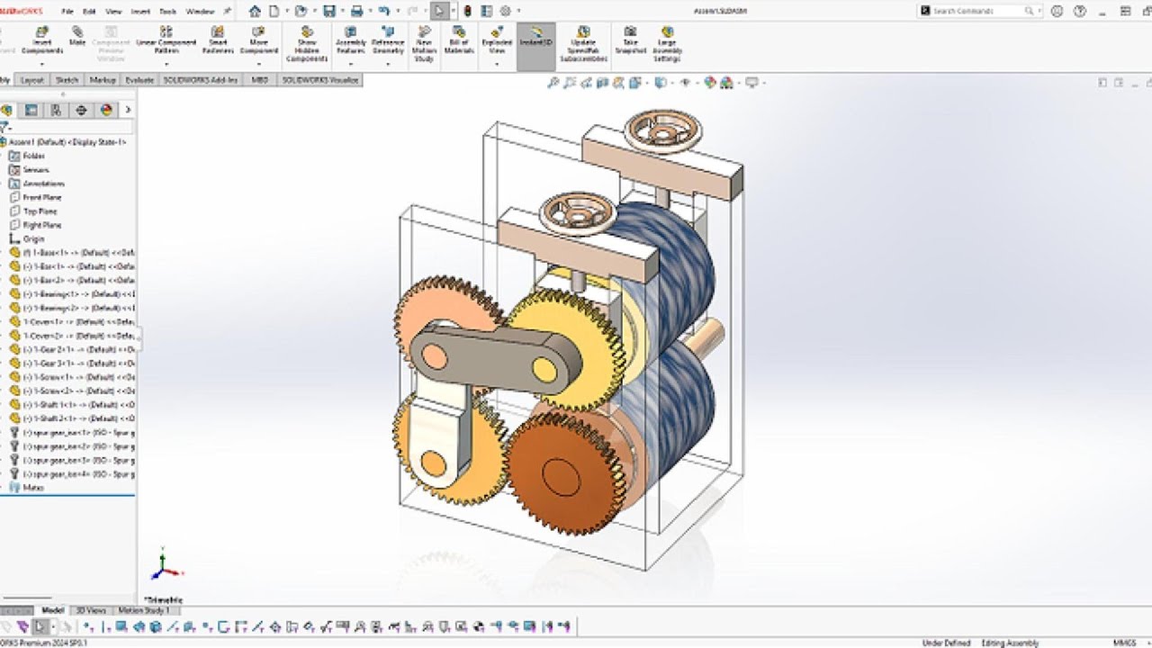 Adjustable Center Distance Transmission Between Two Parallel Shafts