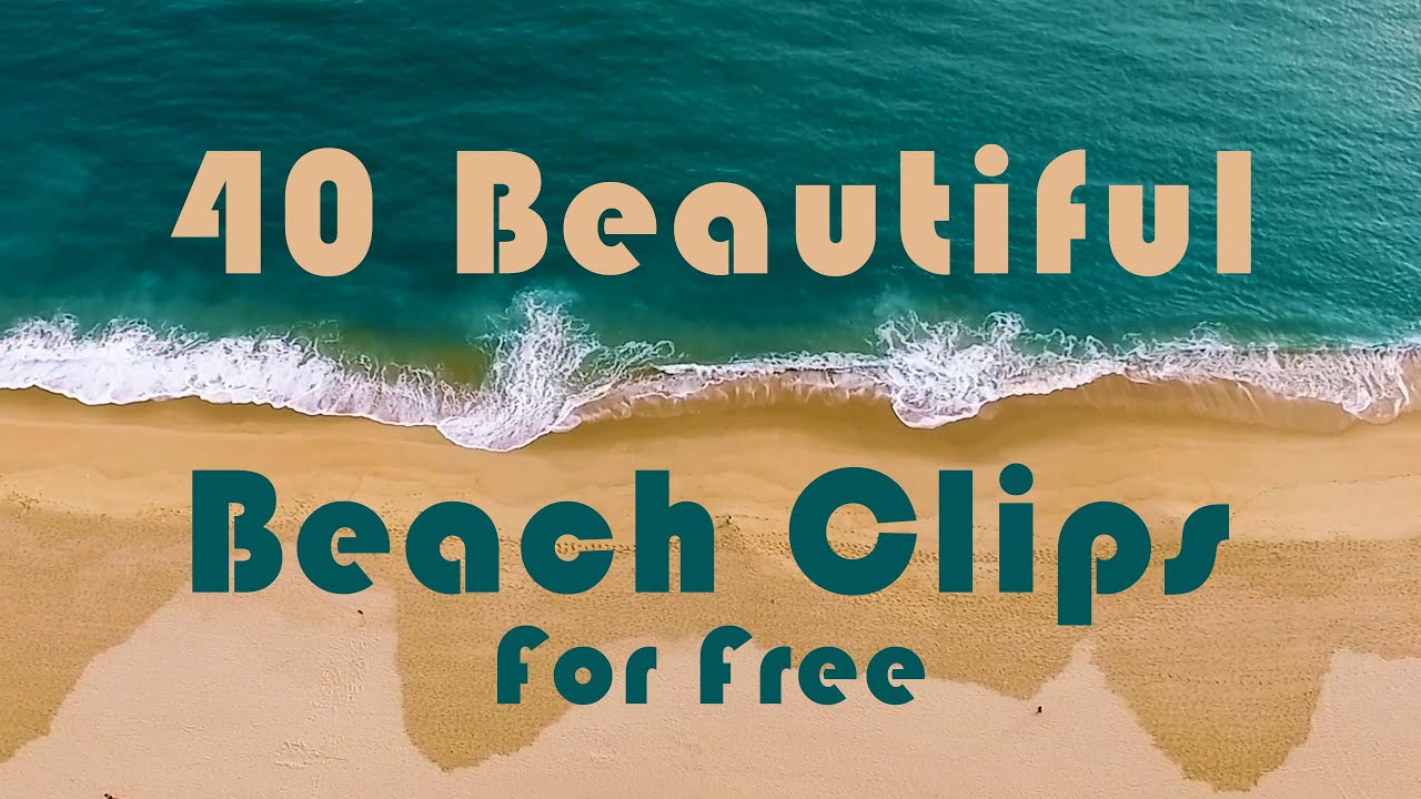 MAttW Drone Vids | 40 Beautiful Beach Clips | Free Stock Footage (Royalty Free) | Relaxing Music