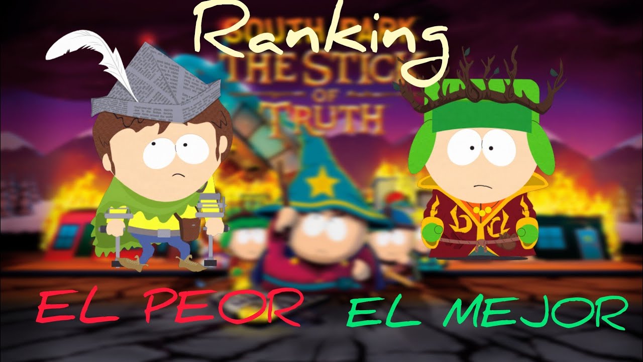 Ranking del Peor a Mejor aliado en South Park la Vara de la Verdad (Loquendo)