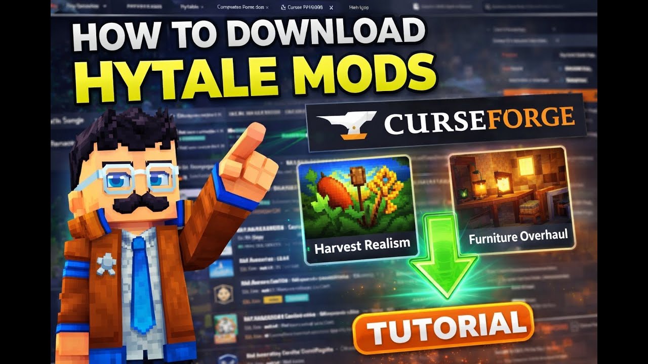 How to Download Hytale Mods (CurseForge Tutorial)