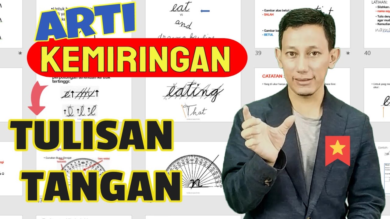 Arti Kemiringan dalam Analisa Tulisan Tangan (Slant) Seni Belajar Grafologi Bersama Kang Aviv