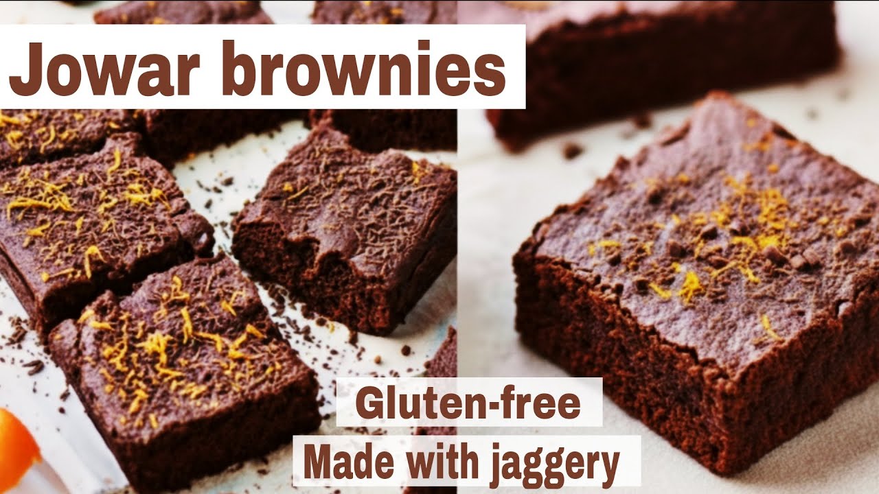 🍊🍫The Best JOWAR Brownies | Eggless Brownie Recipe | Jowar brownie recipe  