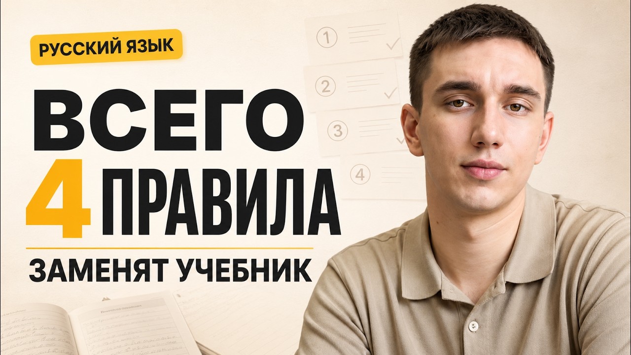 Эти 4 правила заменят тебе весь учебник по русскому языку