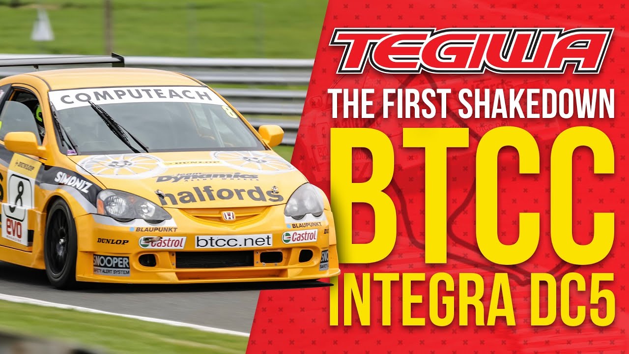THE FIRST SHAKEDOWN AT OULTON PARK!! - BTCC INTEGRA DC5! (ON-BOARD FOOTAGE!)