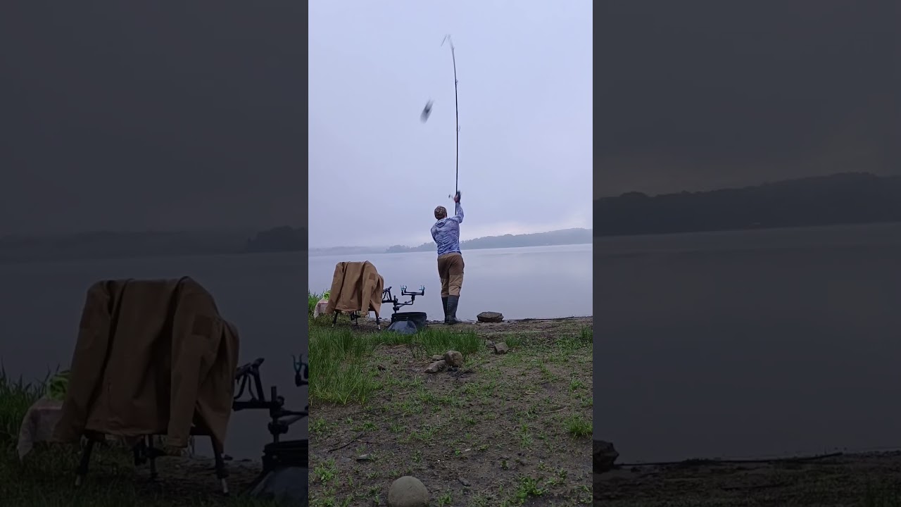 Polowanie na wiosenne jazie #catchandrelease #fishing #methodfeeder #fish #wędkarstwo #lake #feeder