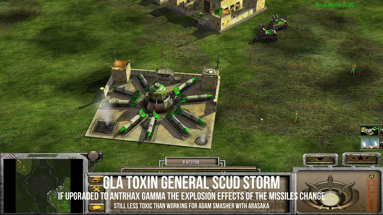 C&C Generals Power Of The West Superweapons/Attack Powers Showcase