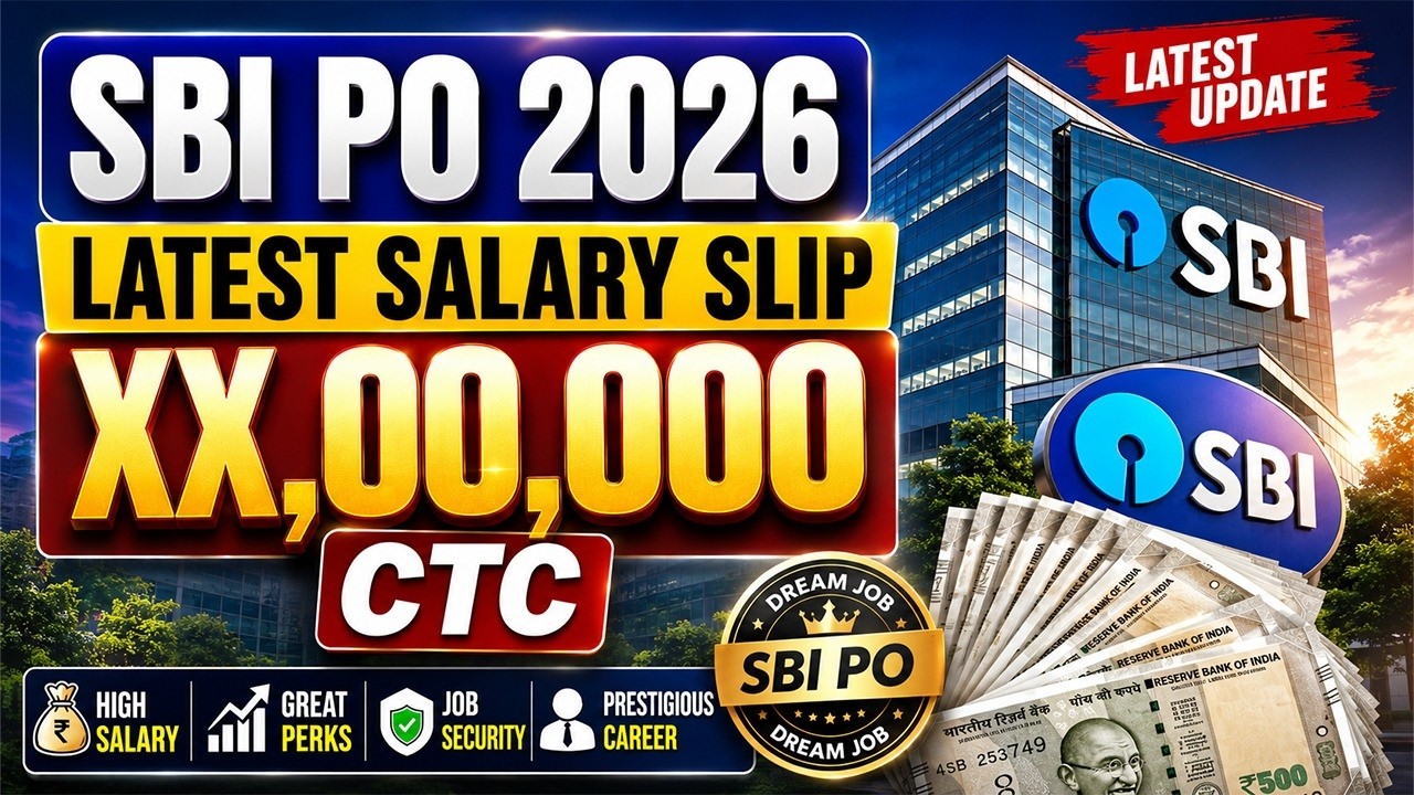 SBI PO Salary | Basic Pay, Allowances & Deductions | SBI PO latest Salary Slip 2026