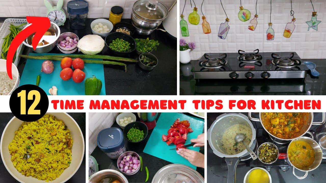 12 TIME Management Tips in KITCHEN | Simple HABITS that saves lot of TIME in Kitchen | Kitchen Tips