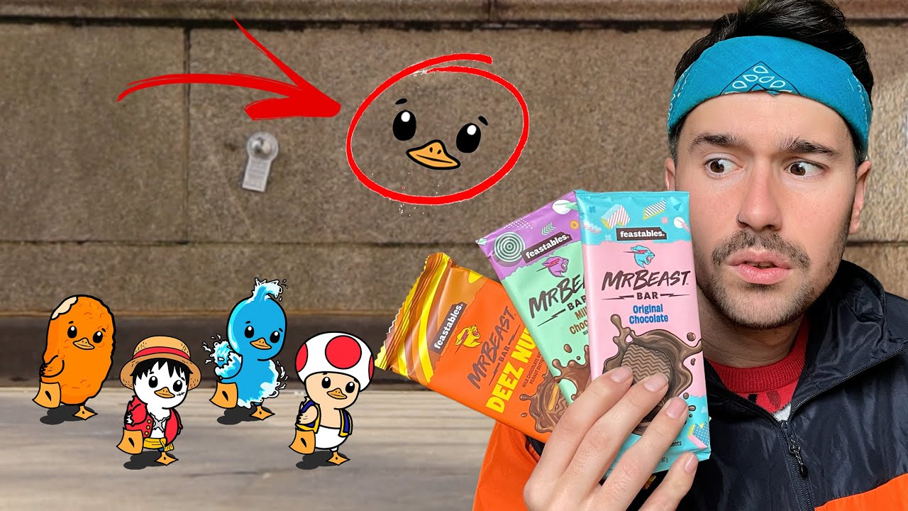El PATO que encuentre al PATO INVISIBLE gana un CHOCOLATE de MRBEAST