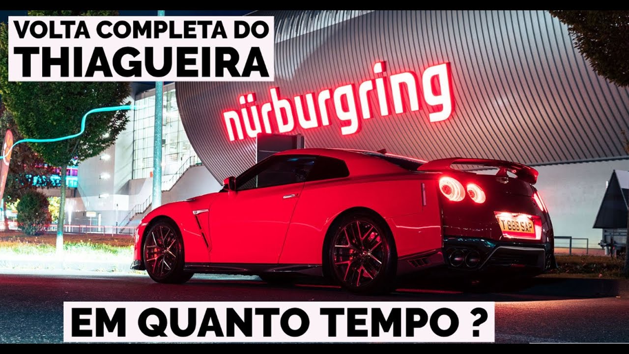NISSAN GTR NO INFERNO VERDE - Nürburgring Nordschleife - VOLTA COMPLETA