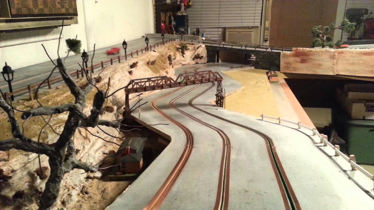 Vintage 1/32 scale Revell slot cars on our routed