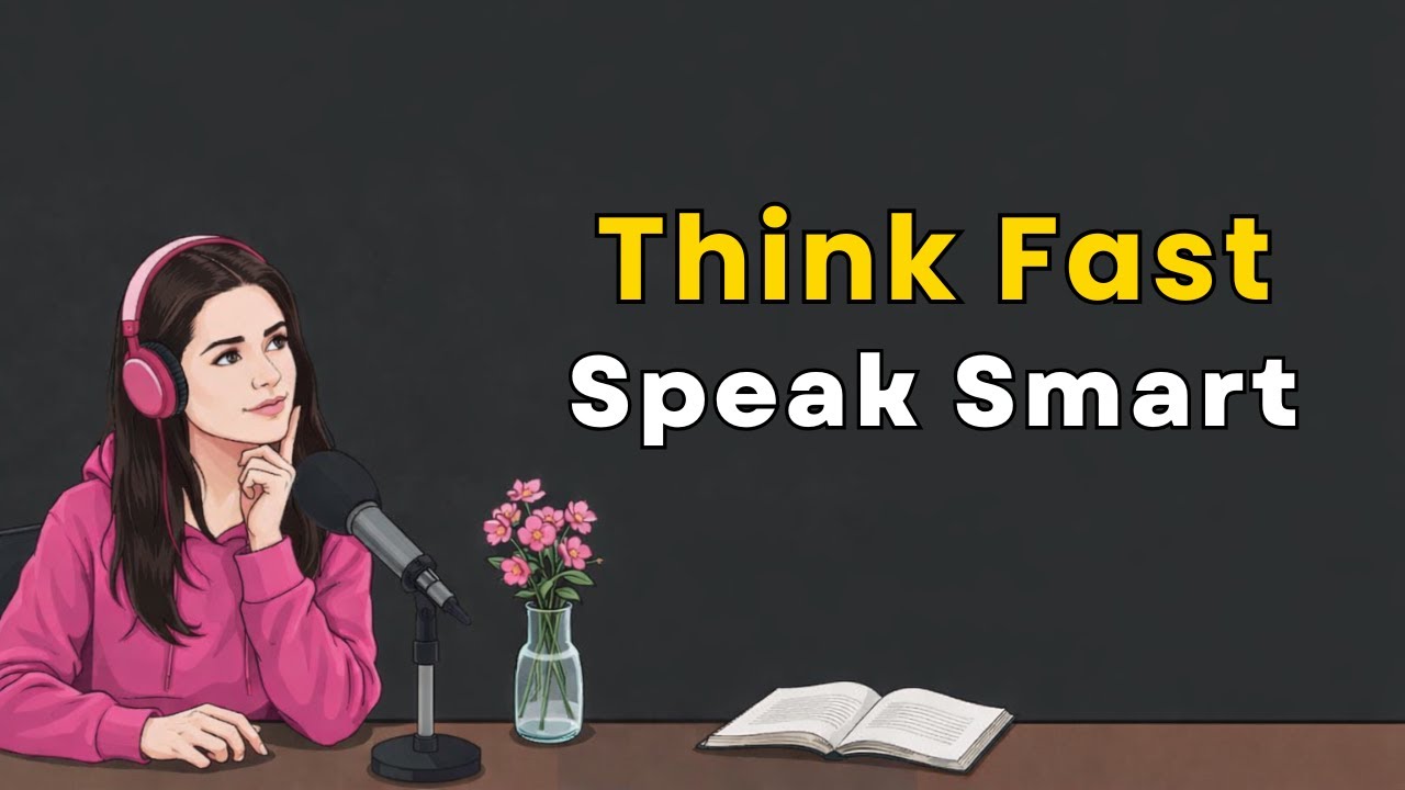 How to Think Fast Speak Smart in English | Improve Your English Speaking | Speaking Practice Podcast